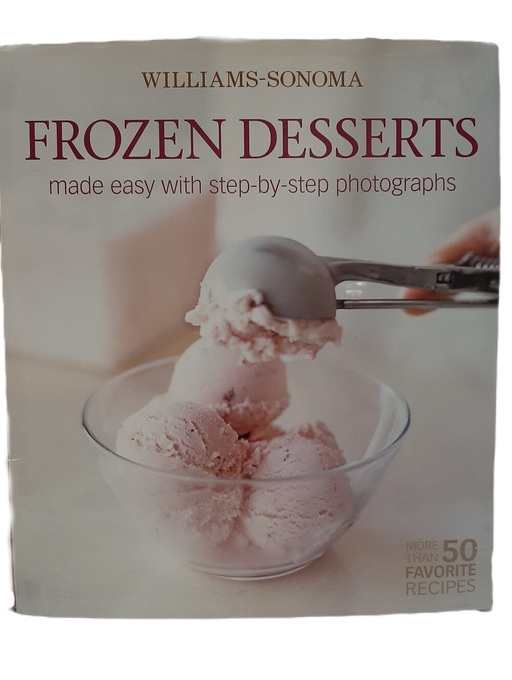 🍒 WILLIAMS SONOMA Mastering: Frozen Desserts Cookbook Hardcover HC Book